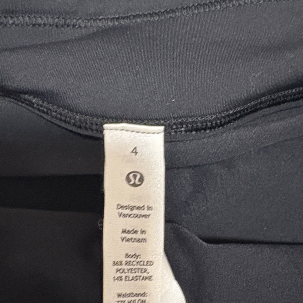 lululemon athletica Black tennis skirt size 4, Align tank black size 6 - Picture 2 of 4